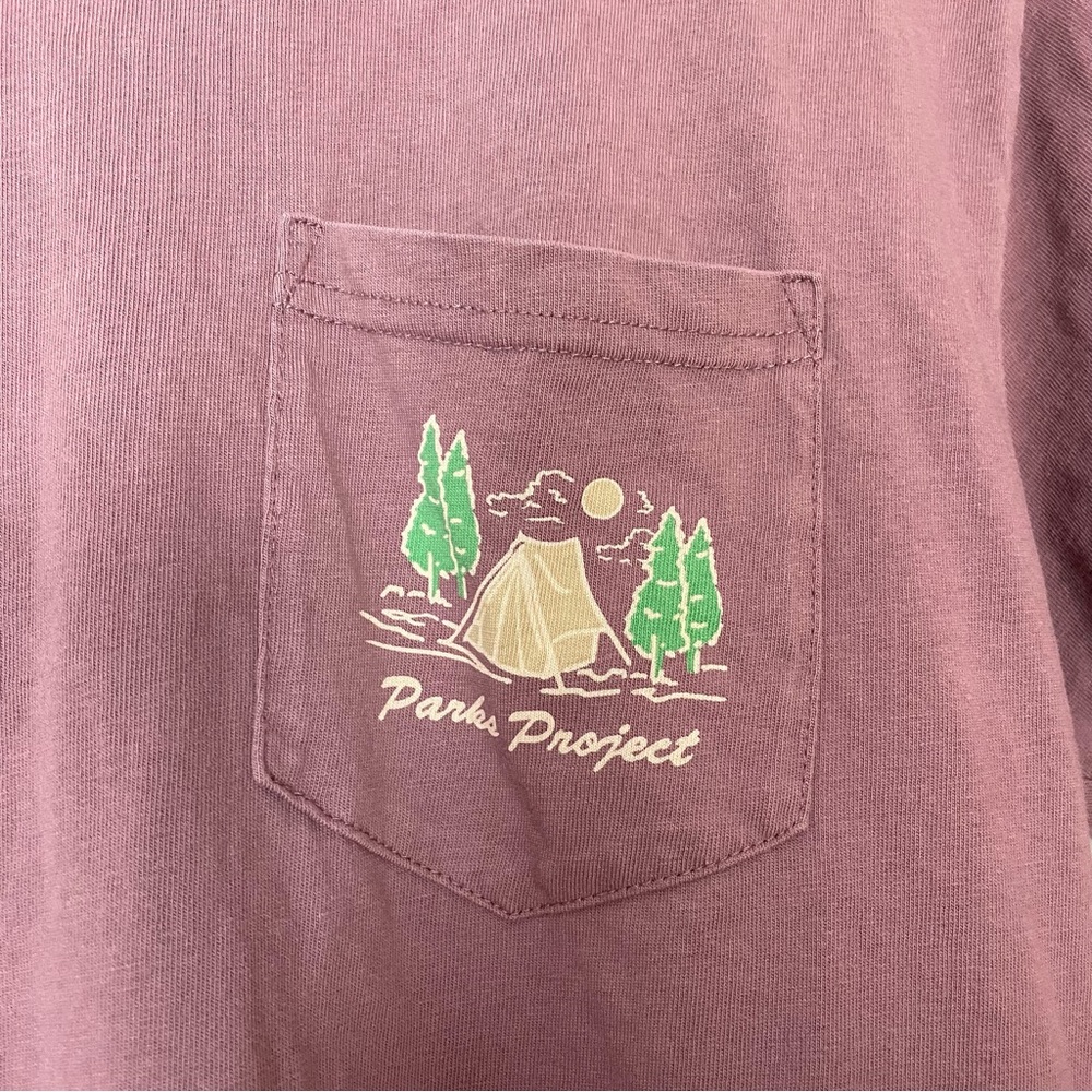 Parks Project T-Shirt National Parks Short Sleeve Size Small Unisex Purple Grape - Picture 11 of 12